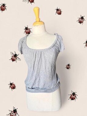 American Dream Gray Lace top